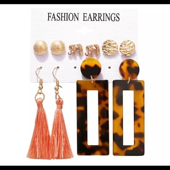 💙💙BOHO EARRINGS 5 pair - Picture 1 of 1